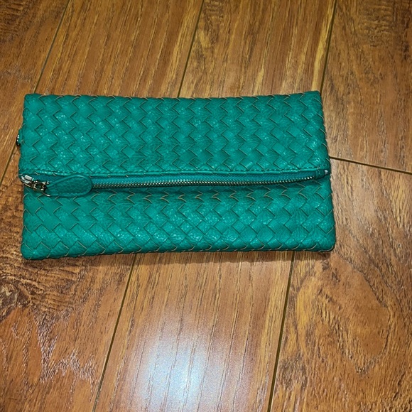 Urban Expressions Handbags - Green fold over clutch